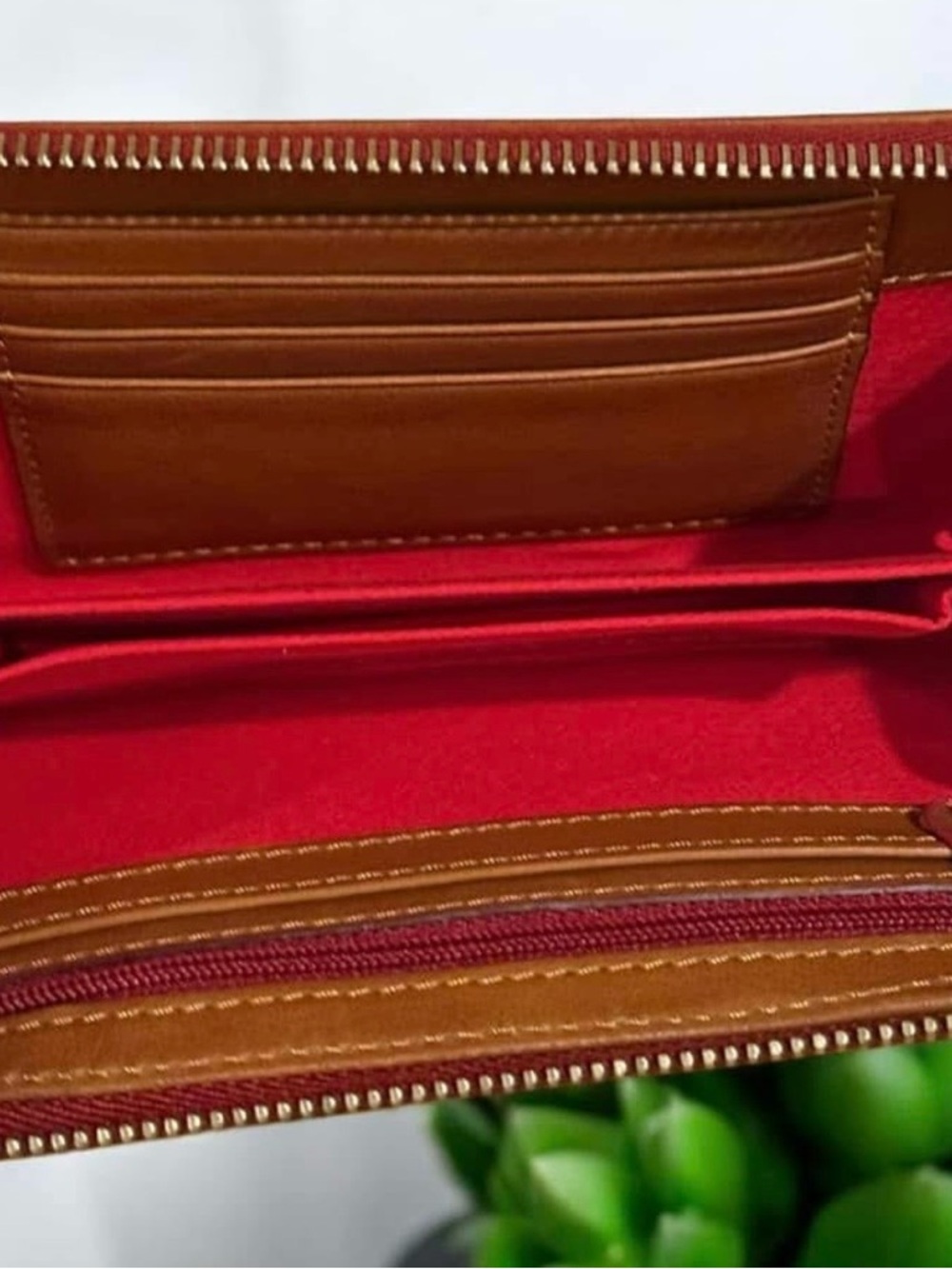 Dooney & Bourke Rare American Flag Duck Florentine Wallet/Wristlet - Picture 4 of 4